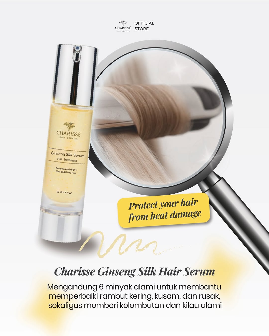 Charissé Ginseng Silk Hair Serum